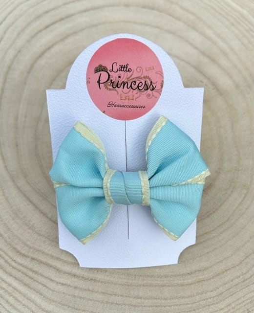 Strik Snoepkleur Blauw/Beige