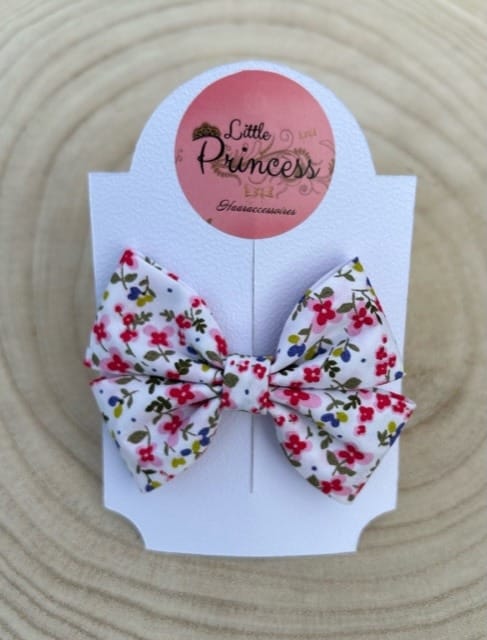 Strik Fleur-Rood Blauw Groen gebloemd