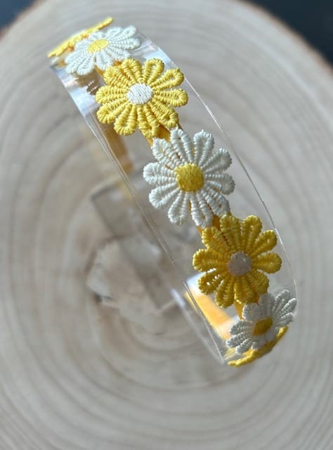 Daisy Diadeem Wit/Geel