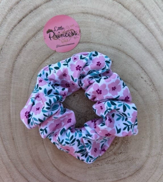 Scrunchie Summer Flower Rose