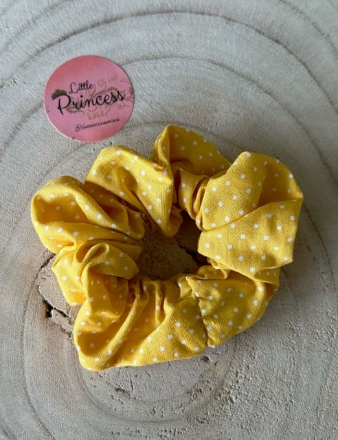 Scrunchie Oker Stippen