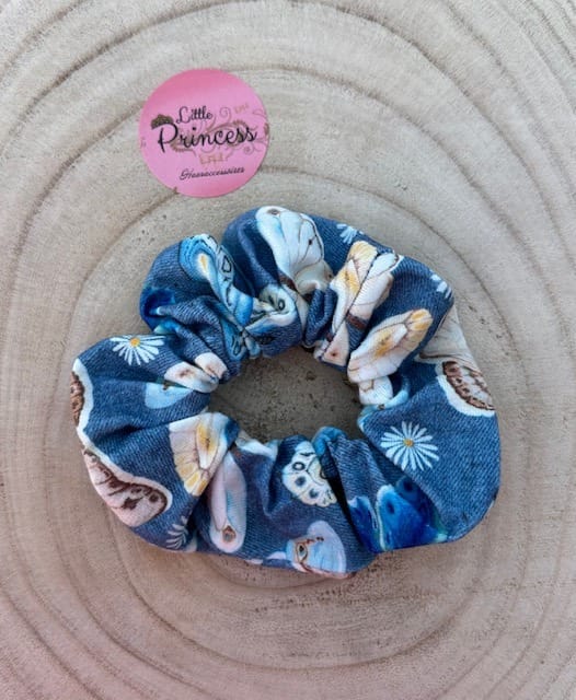 Scrunchie Blue Butterfly's