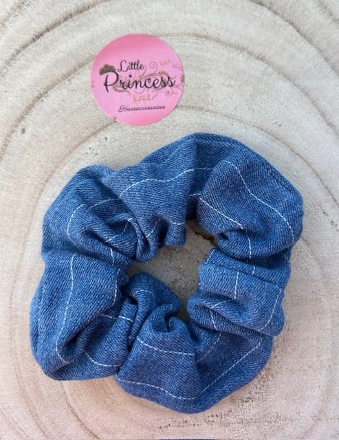 Scrunchie Jeans Stripes