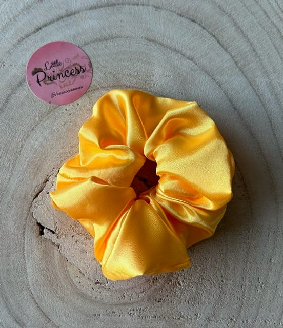 Scrunchie Satijn Yellow