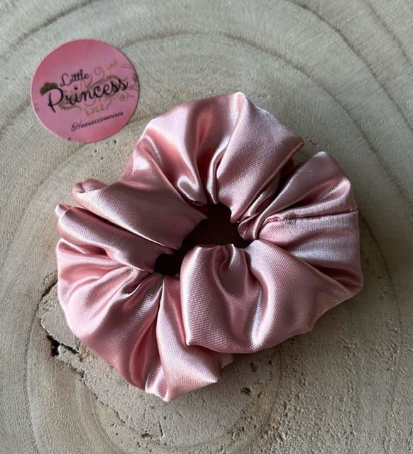 Scrunchie Satijn Old Rose
