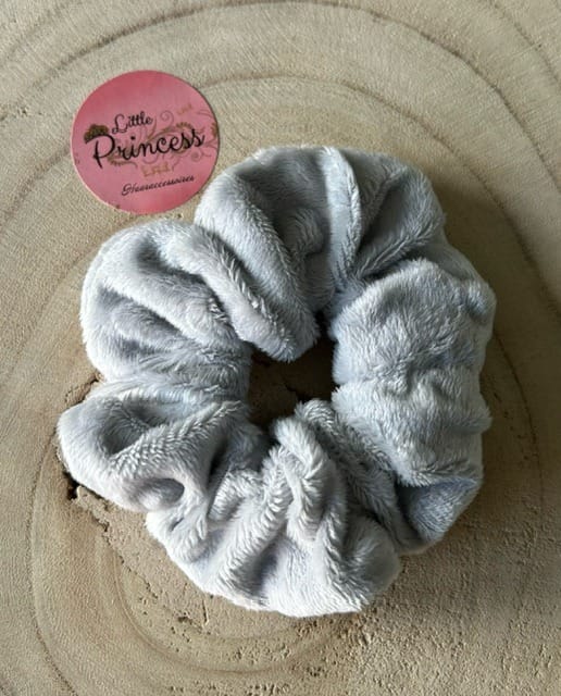Scrunchie Minky - Grey