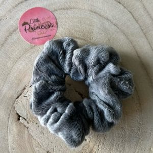 Scrunchie Minky - Dark Grey