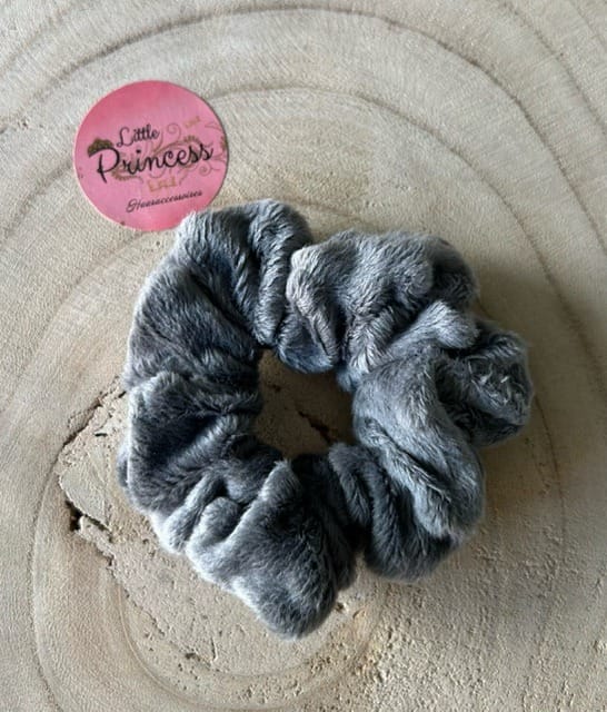 Scrunchie Minky - Dark Grey