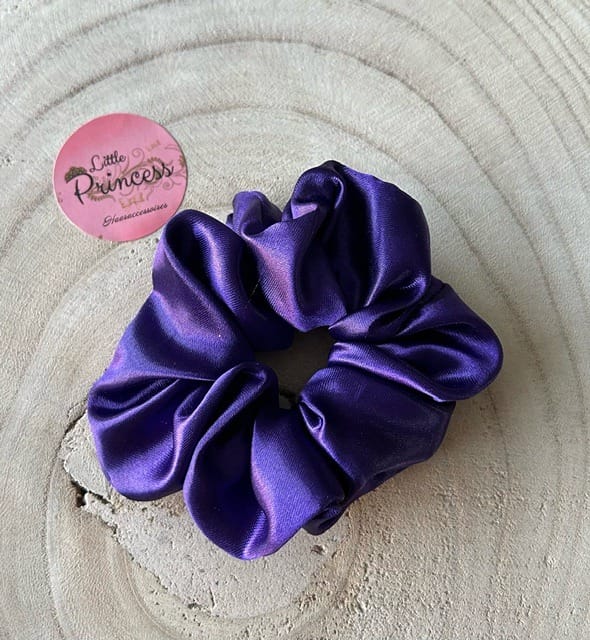 Scrunchie Satijn Purple