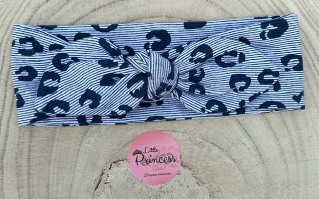 Knoop Haarband Blue Panter