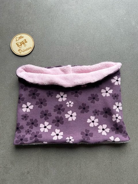 Snood - Purple flowers