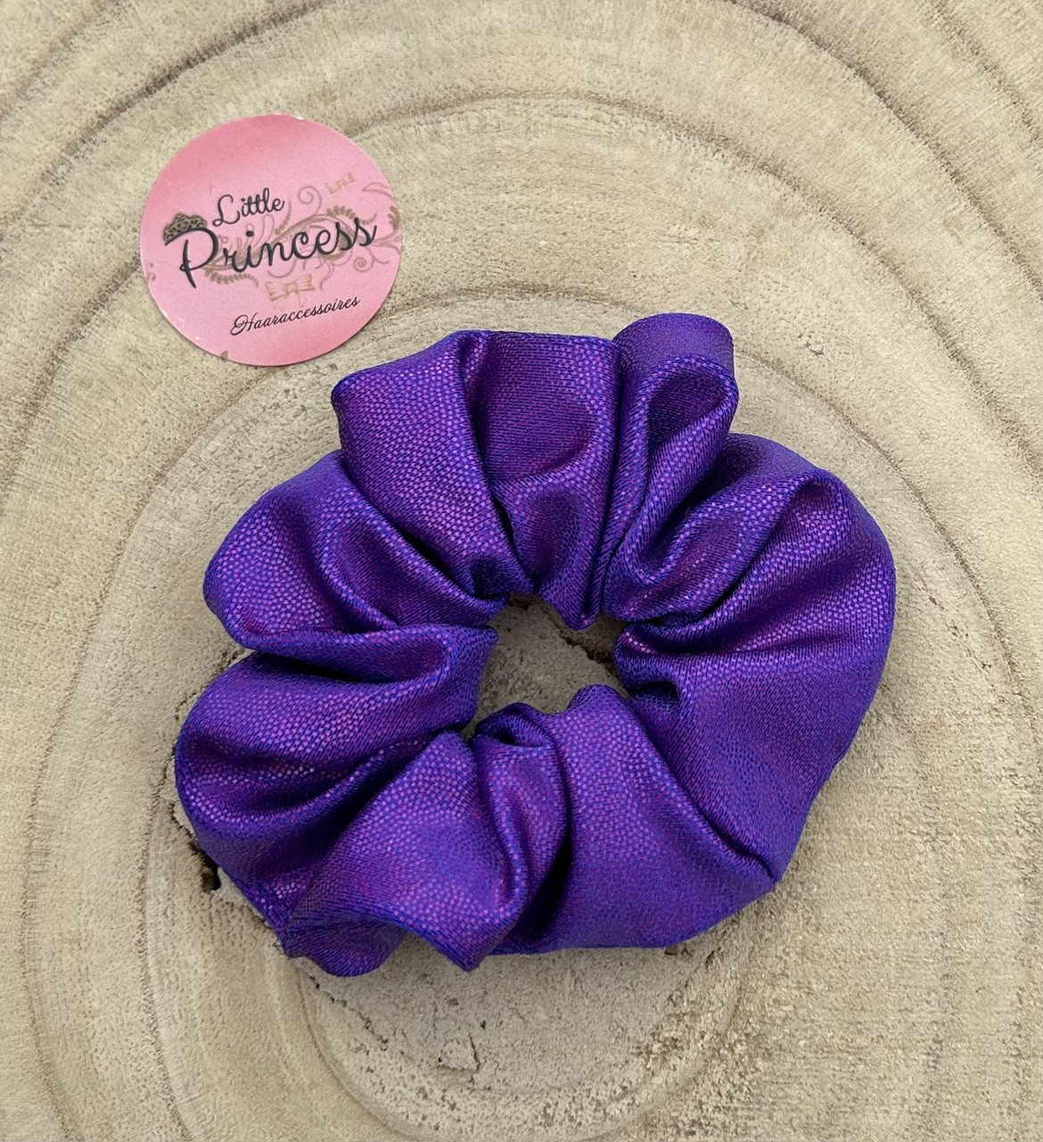 Scrunchie Purple Holographic