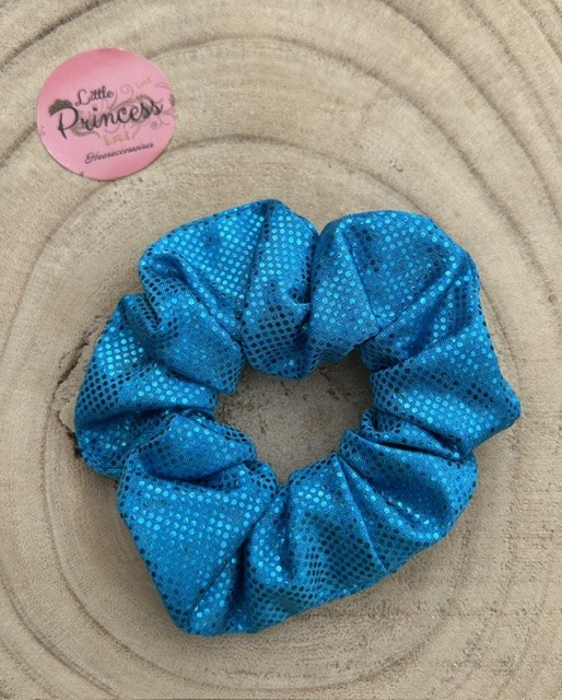 Scrunchie Mystique foil aqua