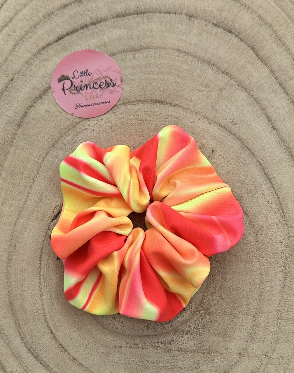 Scrunchie Multi Yellow/Pink/Coral