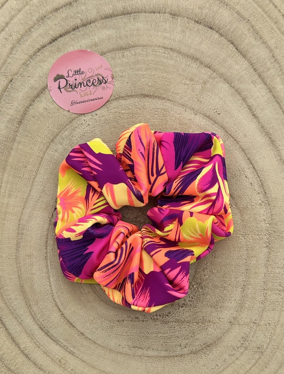 Scrunchie Tahiti Yellow/Coral/Orange/Purple