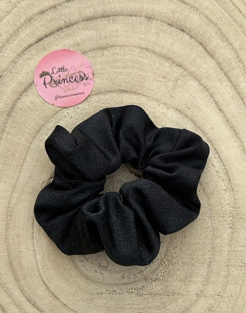 Scrunchie Black Shine