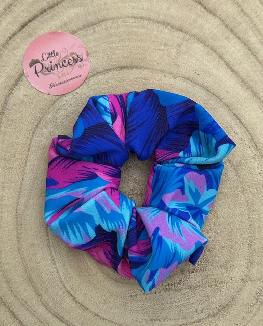 Scrunchie Tahiti Turquoise/Magenta
